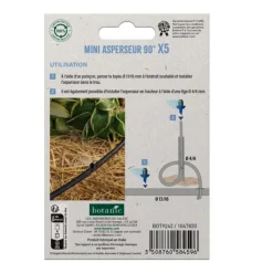 Online BOTANIC® 5 mini asperseurs 90° - Arrosage goutte à goutte