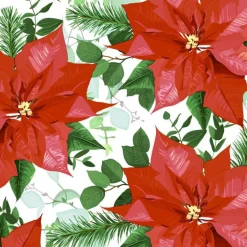 Outlet PAPER DESIGN 20 serviettes 3 plis Floral Christmas - 33 x 33 cm