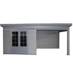 Best GREEN OUTSIDE Abri de jardin composite Cannes 18,5 m²