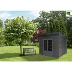 Outlet GREEN OUTSIDE Abri de jardin composite Royan 10 m² (surface utile : 7,5m²)