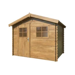 New WHITE WOOD Abri de jardin naturel Rimini - 4.3 m² / 19 mm