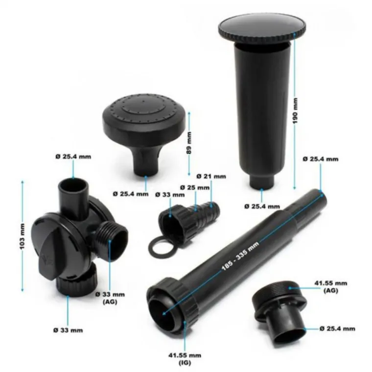 Clearance BLUE CORAL Ajutage pompe jet d'eau bassin, modèle CUF-5800 - SUNSUN BASSIN