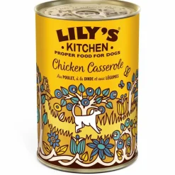 Hot LILY'S KITCHEN Aliment humide pour chien au poulet, dinde et légumes Lily’s Kitchen - 400 g