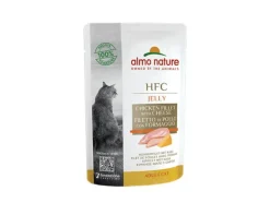 New ALMO NATURE Aliment pour chat HFC en sachet jelly filet de poulet et fromage - 55 g