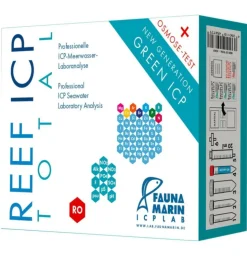 BLUE CORAL Analyse d'eau de récif laboratoire ICP FAUNA MARIN - total test