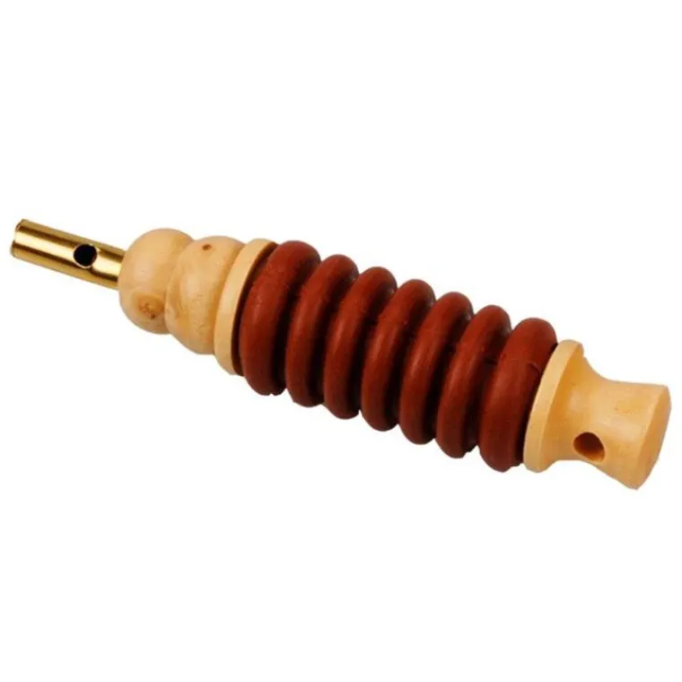 Hot LES ZAPOS Appeau grive musicienne à soufflet en bois coloris beige