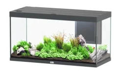 New AQUATLANTIS Aquarium coloris gris Volga LED 2.0 350 L - 122 x 52 x 66 cm