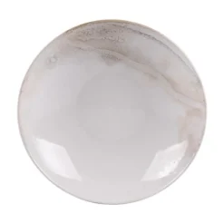 BASTIDE DIFFUSION Assiette creuse Mojave coloris beige en grès - Ø 22 cm