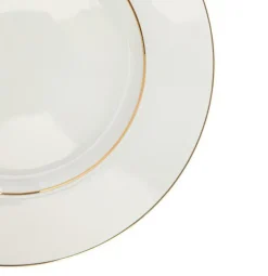 Discount BASTIDE Assiette plate en porcelaine blanche Victoria - Ø 27 cm