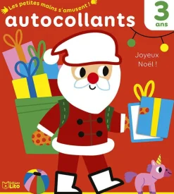 ÉDITIONS LITO Autocollants Joyeux Noël - Dès 3 ans - 10 pages