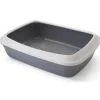 Online SAVIC Bac à litière Iriz avec rebords coloris gris - 50x37x14 cm