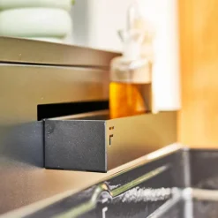 FORGE ADOUR Bac de rangement noir - 30 x 8,6 x 6 cm