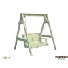 Clearance PALMAKO Balancelle Sigrid en bois traité autoclave - 193 x 161 cm