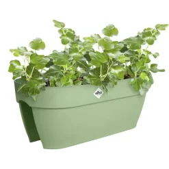 Outlet ELHO Balconnière en polypropylène vert pistache Vibia Campana Flower Bridge - 59 x 26 x 22 cm