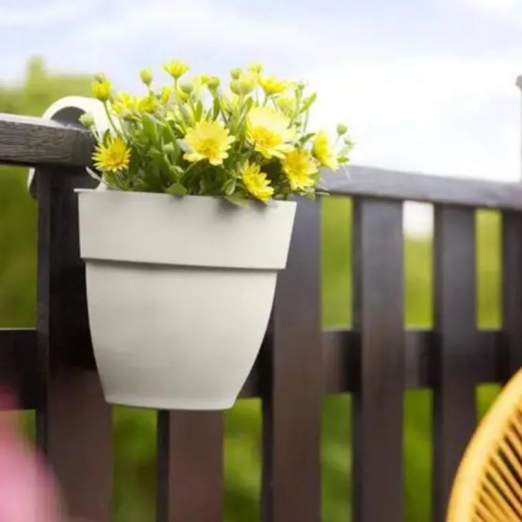 Best ELHO Balconnière Vibia Campana easy hanger small blanc - 20,5 x 24,1 cm