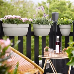 Best ELHO Balconnière Vibia Campana easy hanger small blanc - 20,5 x 24,1 cm