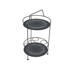 Sale FERMOB Bar portatif en acier coloris carbone Montmartre - 87 cm