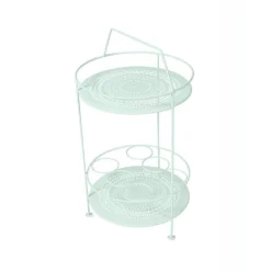 Online FERMOB Bar portatif Montmartre coloris vert en acier - Ø 40 x 40 cm