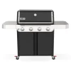 Best WEBER Barbecue à gaz en acier émaillé noir Genesis E-415 - 68,5 x 164 x 122 cm