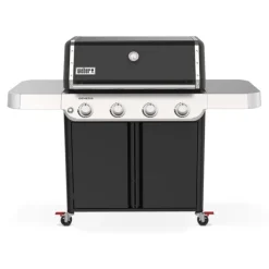 Best WEBER Barbecue à gaz en acier émaillé noir Genesis E-415 - 68,5 x 164 x 122 cm