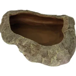 Hot REPTILE PLANET Bassin ou gamelle pour terrarium coloris gris Repti Dish Corner - Taille XXL 24 x 22 x 10 cm