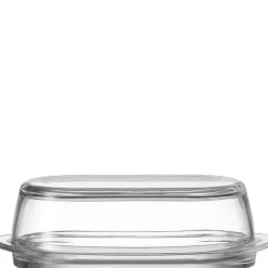 Hot LEONARDO Beurrier en verre transparent Ciao - 21 x H 8 cm