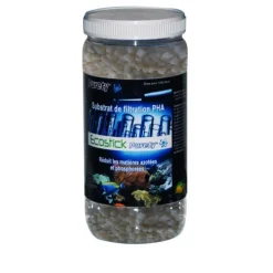 Sale AQUAVIE Bio pellet pour aquarium d'eau de mer coloris marron – 500 ml