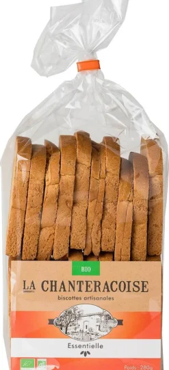 CHANTERACOISE Biscottes bio nature Essentielle - 180 g