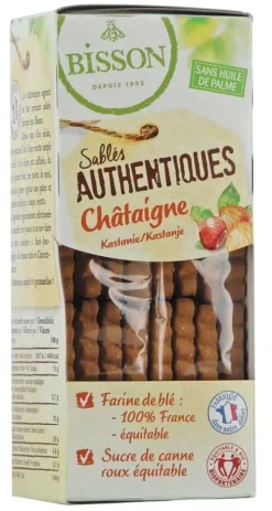Sale BISSON Biscuits sablés authentiques à la châtaigne - 180 gr