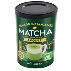 Best AROMANDISE Boisson instantanée bio Latte Matcha avoine - 170 g
