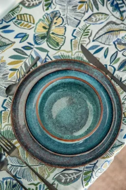 Best Bol coloris bleu en grès réactif Volga - Ø 15 cm