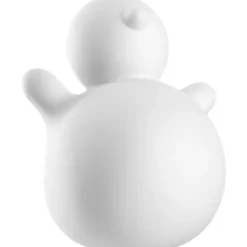 Best LEONARDO Bonhomme de neige en céramique blanche Pablito - Ø 4,6 x H 6 cm