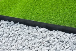 OUTSIDE LIVING Bordure de jardin en métal noir Nature - 264 x 10,2 cm