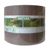 Best NATURE Bordure de jardin Synthétique PE Taupe 10 m x 15 cm