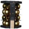 New KAEMINGK Boîte de 20 boules de Noël coloris or en verre - Ø 6 cm