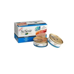 Best SCHESIR Boîte pour chat Thon + bouillon 6 x 50 g