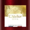 L'ATELIER DENIS Bougie cylindrique coloris rouge métal L’Atelier Denis – Ø 6,8 x H 14,5 cm