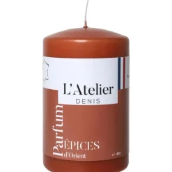 Sale L'ATELIER DENIS Bougie cylindrique taille S Terracotta parfum épices L’Atelier de Denis - Ø 6,8 x H 11 cm