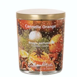 Sale LOTHANTIQUE Bougie parfumée cannelle-orange Senteur et Lumière - 160 g