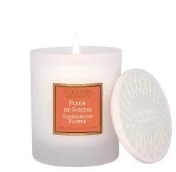 COLLINES DE PROVENCE Bougie parfumée en cire végétale Fleur de Santal - 180 g