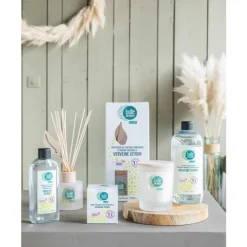 Best BULLE DE NATURE Bougie parfumée senteur verveine citron contrôlée par Ecocert Greenlife par botanic® - 180 g