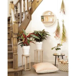 Online Bouquet de fleurs sèches artificielles coloris assortis H 60 x Ø 14 cm