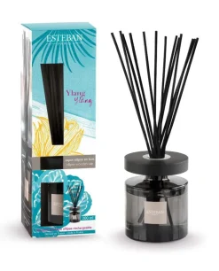 Sale ESTEBAN PARIS Bouquet parfumé et recharge Esteban Ellipse bleu parfum Ylang Ylang - 200 ml