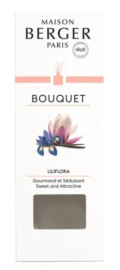 New MAISON BERGER PARIS Bouquet parfumé Lampe Berger Glaçon avec parfum Liliflora - 125 ml