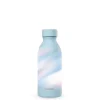 Online QWETCH Bouteille isotherme Aura coloris bleu en inox - 500 ml