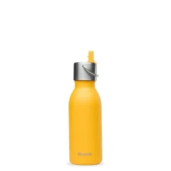 Discount QWETCH Bouteille isotherme Kids Matt en inox coloris jaune - 350 ml