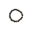 Discount CRISTAL THERAPIE&NBSP; Bracelet mix oeil tigre et onyx 4mm