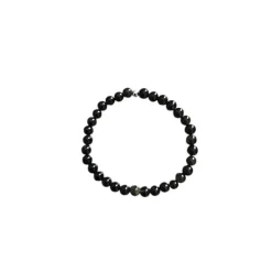 Best CRISTAL THERAPIE&NBSP; Bracelet obsidienne dorée 4mm