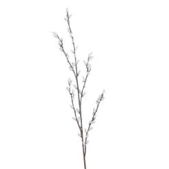 Online ARTF Branche artificielle de chaton de saule coloris blanc - 89 cm
