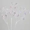 Best Branche décorative argent violet - 70 cm
